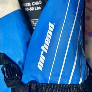 Airhead Blue and White Life Jacket